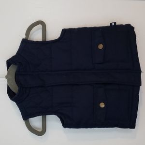 Crown & Ivy Kids. Boys 2T. Navy blue vest.